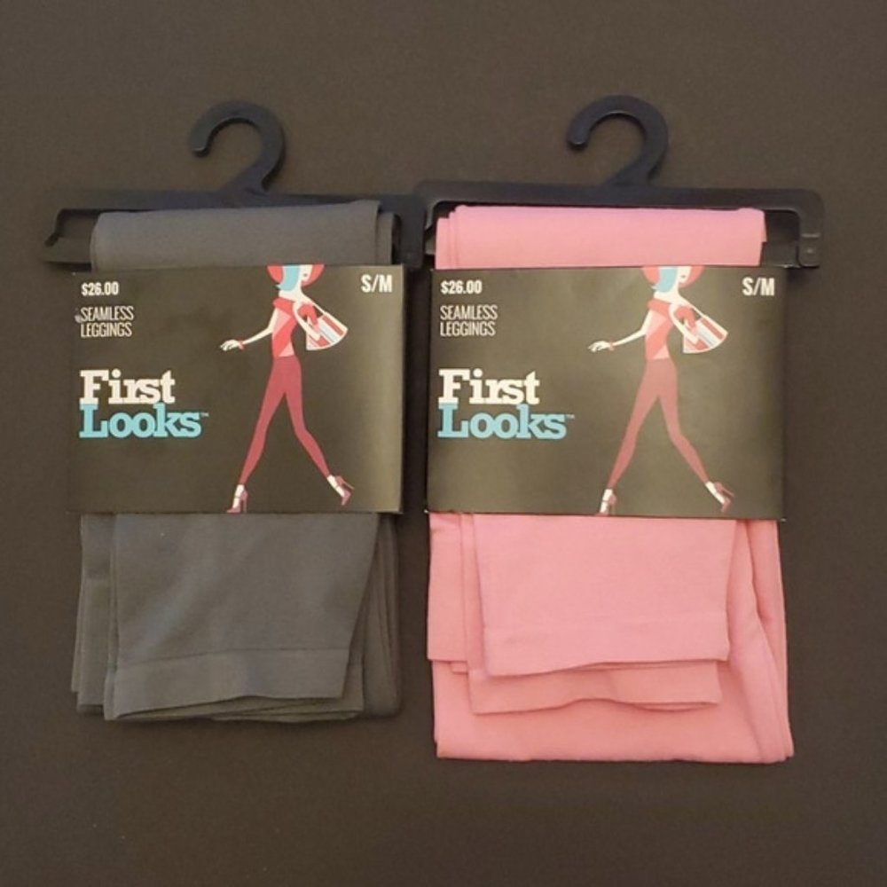 2 Pairs of First Looks Women Seamless Leggings